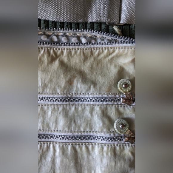 Silver Kipling Shoulder Messenger Bag - Picture 3 of 6